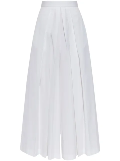 Fabiana Filippi pleat-detailing trousers White PAD265F381D614000