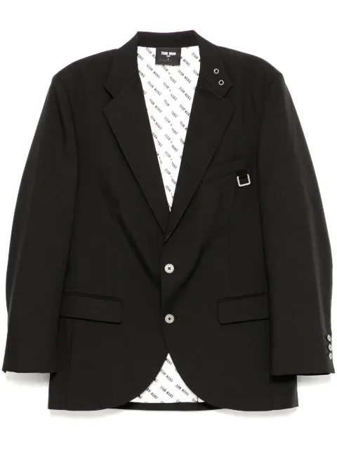 TEAM WANG design Choices oversized jacket Black TWFW24A081