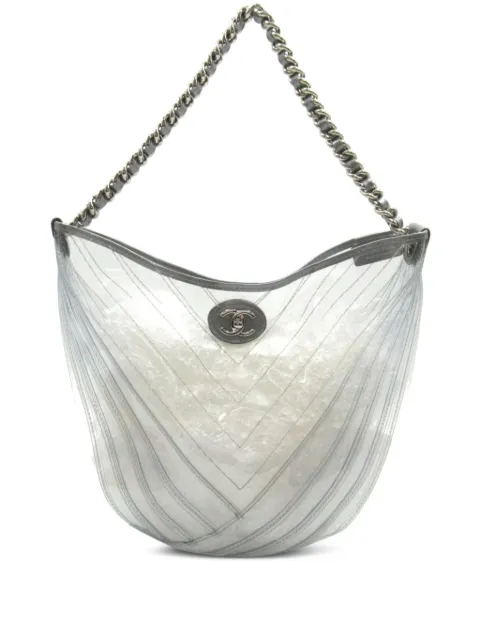 CHANEL Pre-Owned 2018 V-Stitch tote bag White 25736018