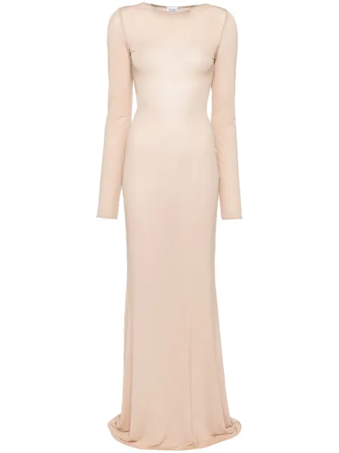 VETEMENTS high-low hem dress Neutrals WA66DR200S