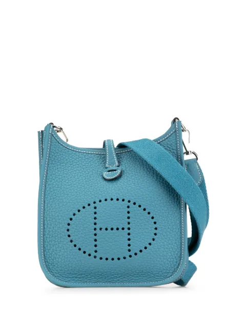 Hermès Pre-Owned 2023 Clemence Evelyne III TPM crossbody bag Blue DMLF0I1UA5K3C7MQ