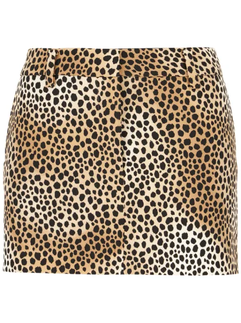 Michael Michael Kors leopard-print skirt Brown MR570FEGQ0