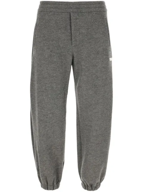 Alexander McQueen logo-plaque track pants Grey 815003QXABO