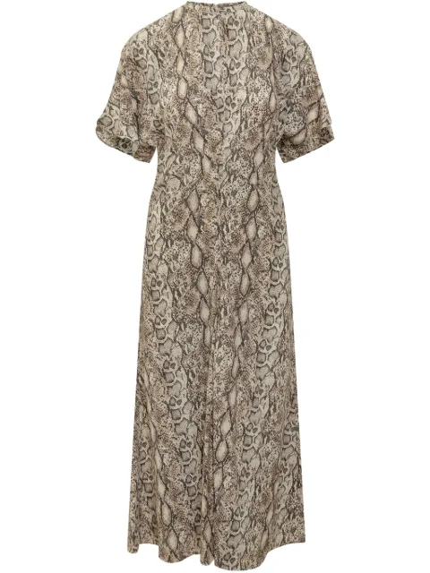 ISABEL MARANT Keany midi dress Neutrals RO0681FBC1J05I