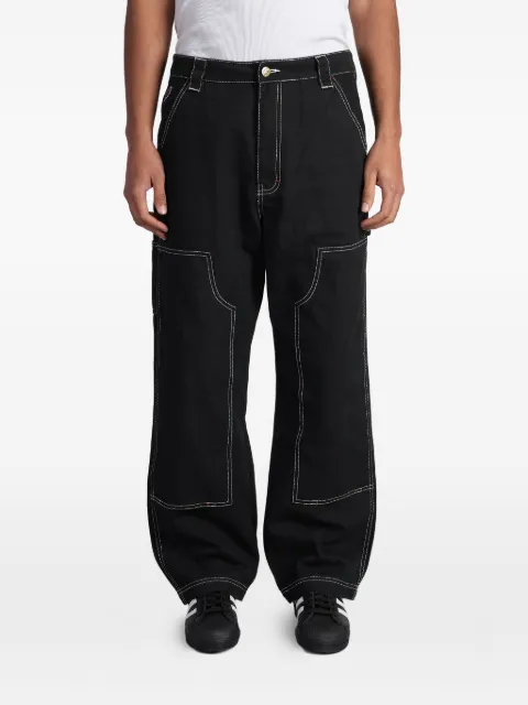 ICECREAM contrast-stitch carpenter jeans Black ICW001
