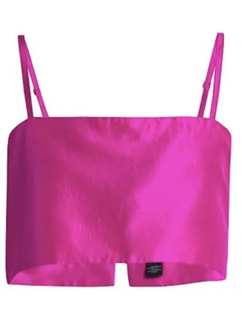 AZEEZA Walton top Pink WALTONTOPRAWSILKMAGENTA