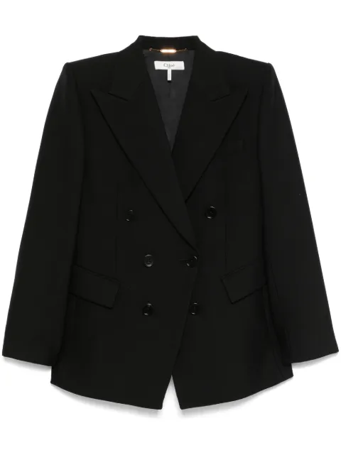 Chloé wool blazer Black CH25SVE04299