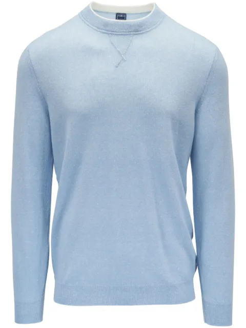 Fedeli long sleeve sweater Blue 8UE05330US891
