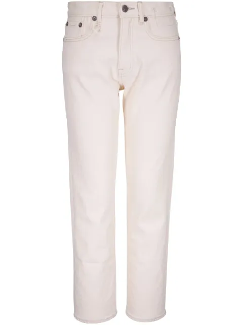 R13 straight-leg jeans White R13WD103D282A