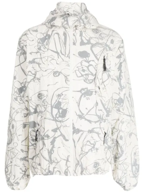 MCQ graphic-print jacket White 685803RTA12