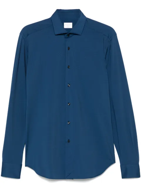 Xacus geometric-print shirt Blue ACT558ML81611