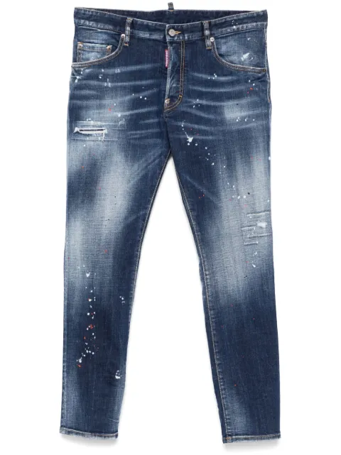 DSQUARED2 medium easy wash Skater jeans Blue S74LB1660S30664