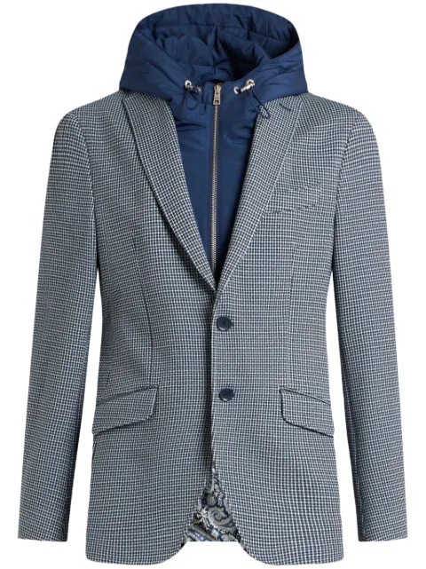 ETRO micro check-pattern blazer White MRCB000799JTD01