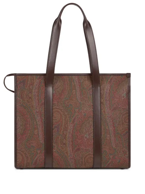 ETRO paisley-motif tote bag Brown MP1D0015AA012