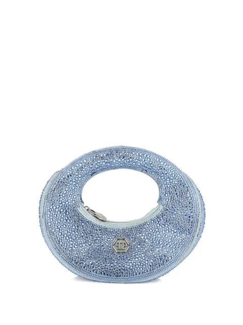 Philipp Plein crystal-embellished mini bag Blue PAEAWBA2096PLE009N
