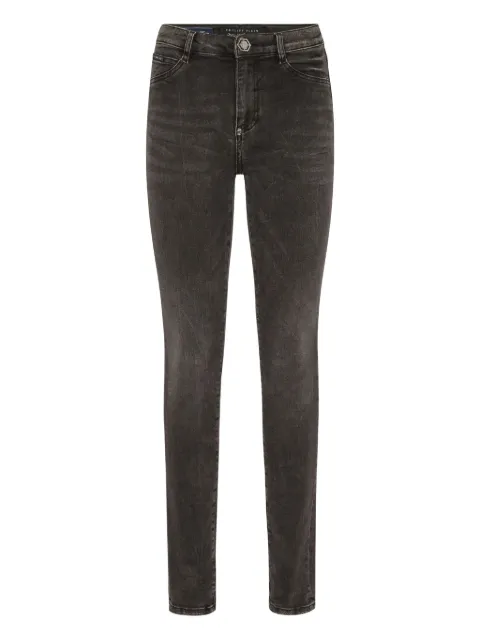 Philipp Plein high-waisted skinny jeans Grey PAECWDT2782PDE004N
