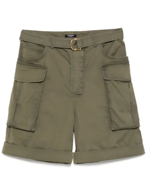 Balmain cargo shorts Green EH1PA120CF87