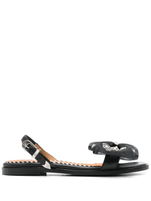 Toga Pulla bow-detail sandals Black FTGPW13780904C