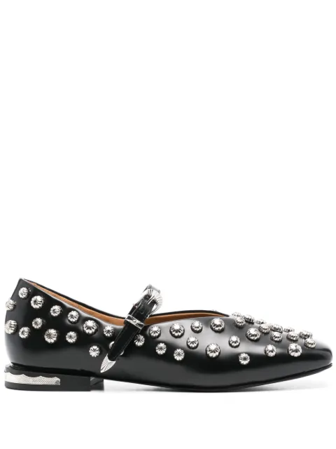 Toga Pulla studded ballet flats Black FTGPW137409021