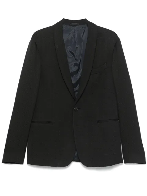 Giorgio Armani single-breasted blazer Black GM001187TE13933