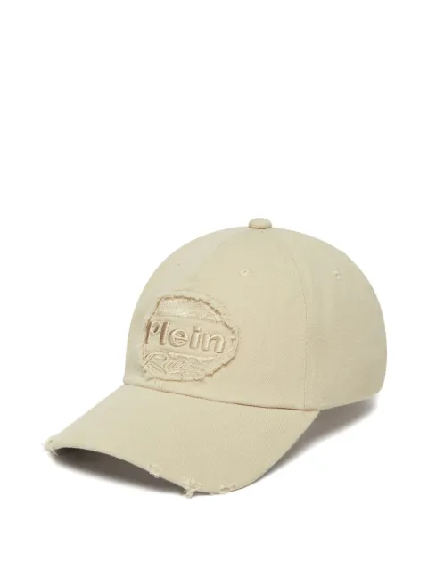Philipp Plein embroidered-logo baseball cap Neutrals PAEAUAC0624PTE003N