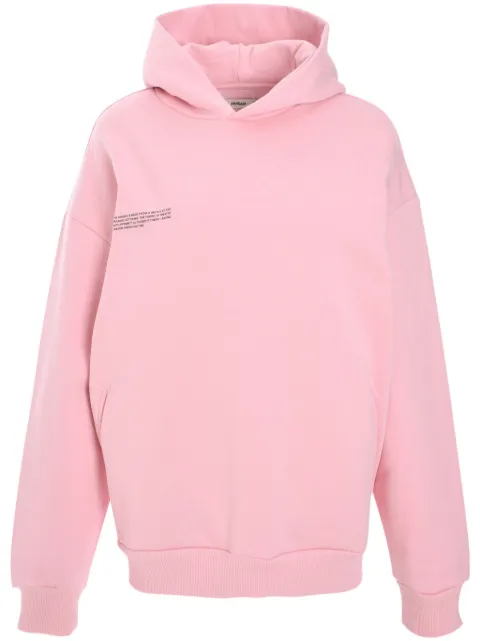 Pangaia logo-print hoodie Pink 10000300