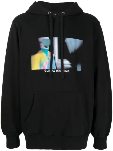 Botter photograph-print hoodie Black 6113J006