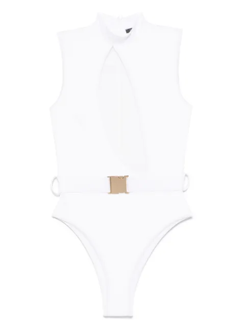 Noire Swimwear Leia swimsuit White NSW446WHITE