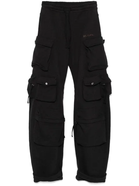 The Attico long faded track pants Black 250WCP00260JJF007AA