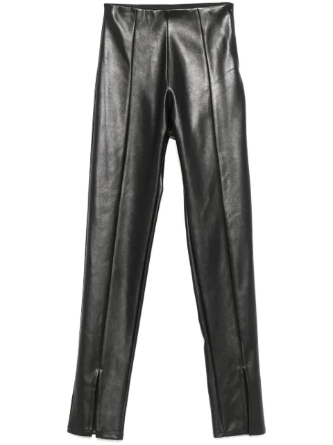 Alchemy x Lia Aram faux-leather leggings Black LIA700