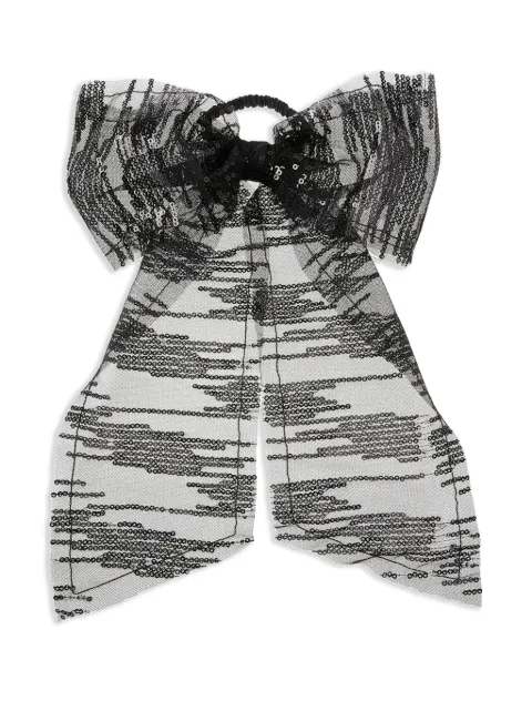 Maison Michel mini Wicole Bow hair tie Black 2461002001