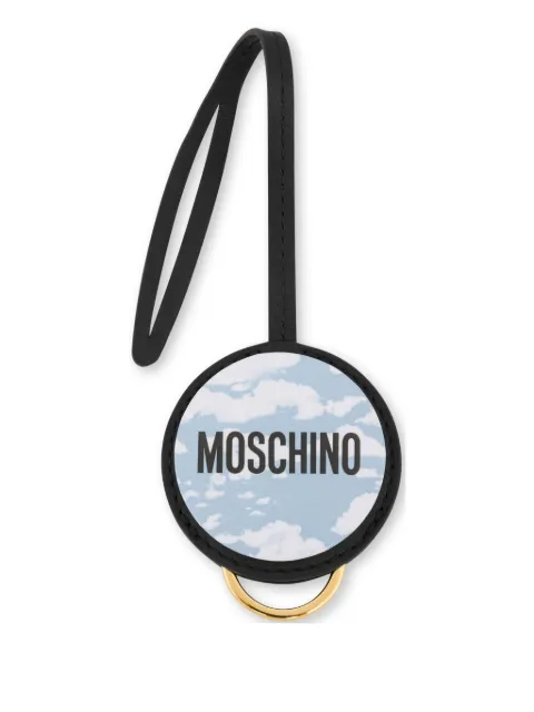 Moschino logo-print keyring Black MC5418PP0MOM4