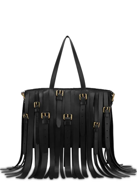 Moschino buckle-detail tote bag Black MC4215PP0MOM2