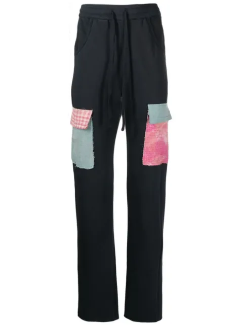 Alchemist flap-pocket track pants Black ALBTFW24MJPA12BORO