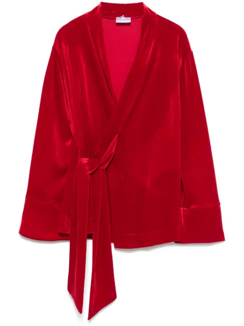 Alchemy x Lia Aram velvet jacket Red LIA684
