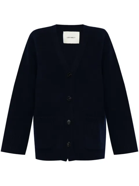Lisa Yang The Kellie cardigan Blue 2025136