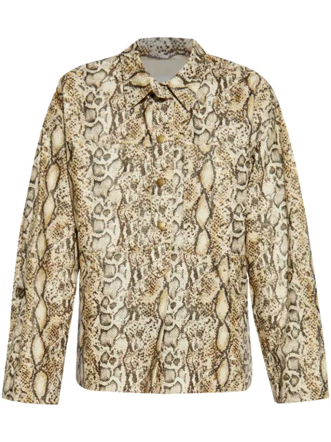 ISABEL MARANT Florida shirt Neutrals HT0605FAC1C01I