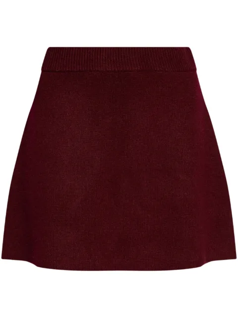 Lisa Yang cashmere mini skirt Red 2025126