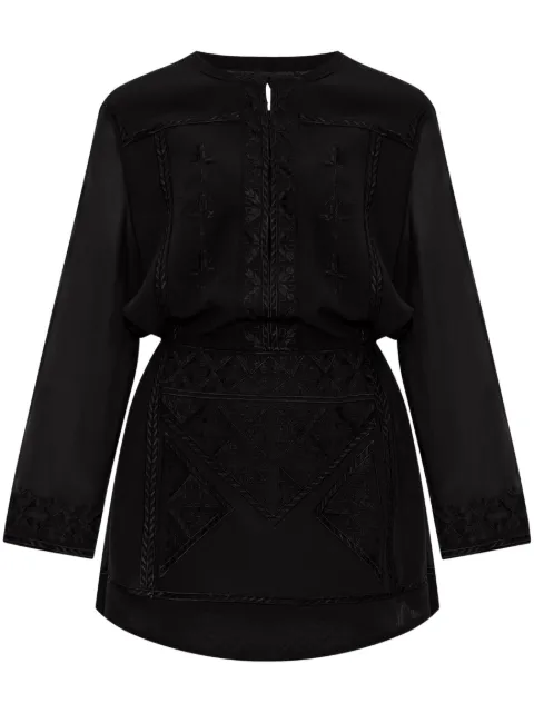 ISABEL MARANT Oaria mini dress Black RO0704FAC1J07I