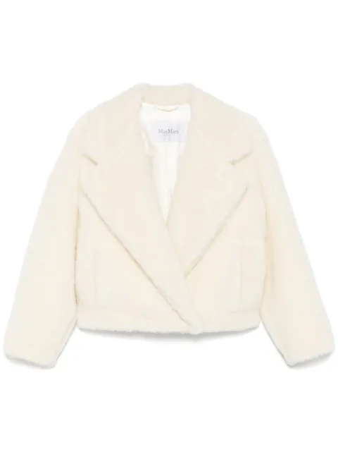 Max Mara Oggeri notched-lapel jacket White 2511081061600