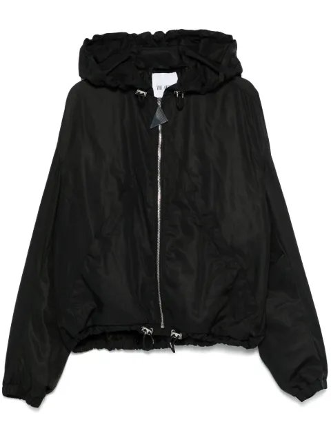 The Attico zip-up hooded jacket Black 250WCB00076PLL001AA