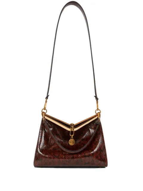 ETRO medium Vela bag in Elaphe leather Brown WP1B0002AP312