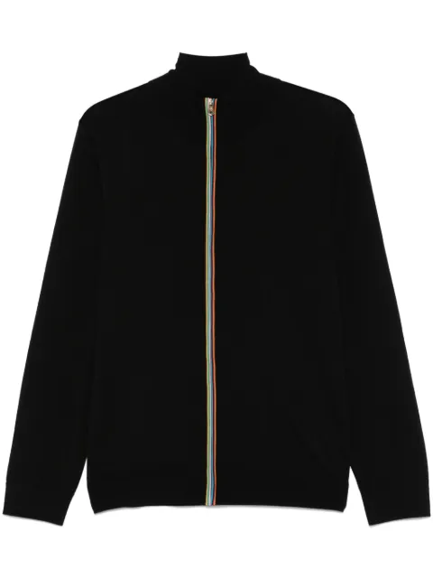 Paul Smith Artist-stripe detailed cardigan Black M1R248ZP02094