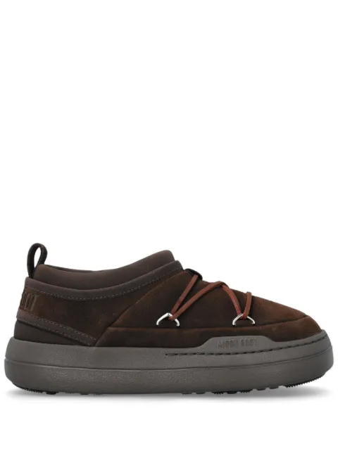 Moon Boot Park logo-print sneakers Brown 80D2470110