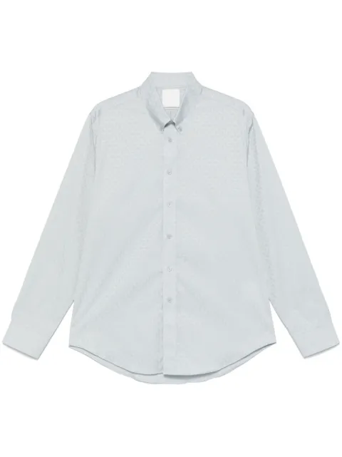 Givenchy monogram 72 jacquard shirt Blue BM611G15U5