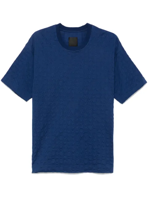 Givenchy monogram 72 jacquard T-shirt Blue BM71MG3YPA