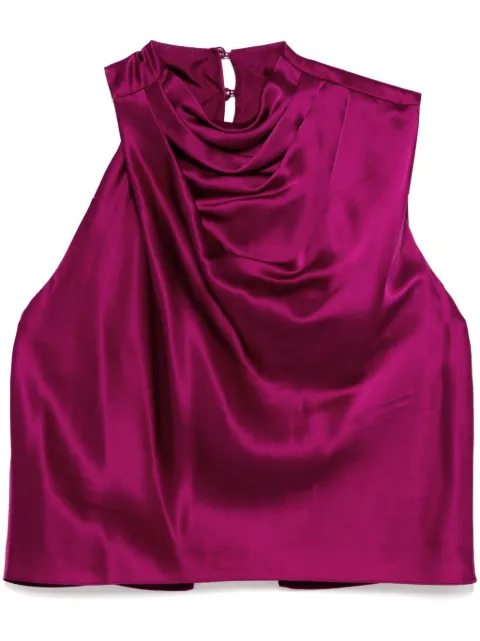 Michelle Mason open back top Purple M2961