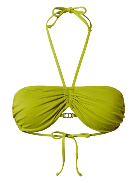 TWINSET bandeau bikini top Green 251LBMB11