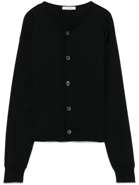 LEMAIRE fine-knit cardigan Black TO1322LK087