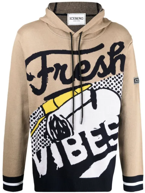 Iceberg Fresh Vibes hoodie Neutrals A0238214